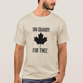 Camiseta Canadá: En el guardia para Thee