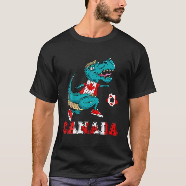 Camiseta Canadá: Equipo de fútbol Bandera canadiense Rex Ma (Anverso)