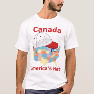 Camiseta Canadá es el gorra de América
