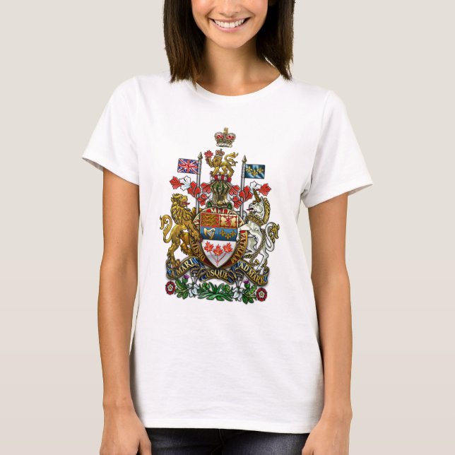 Camiseta Canadá: Escudo de armas (Anverso)