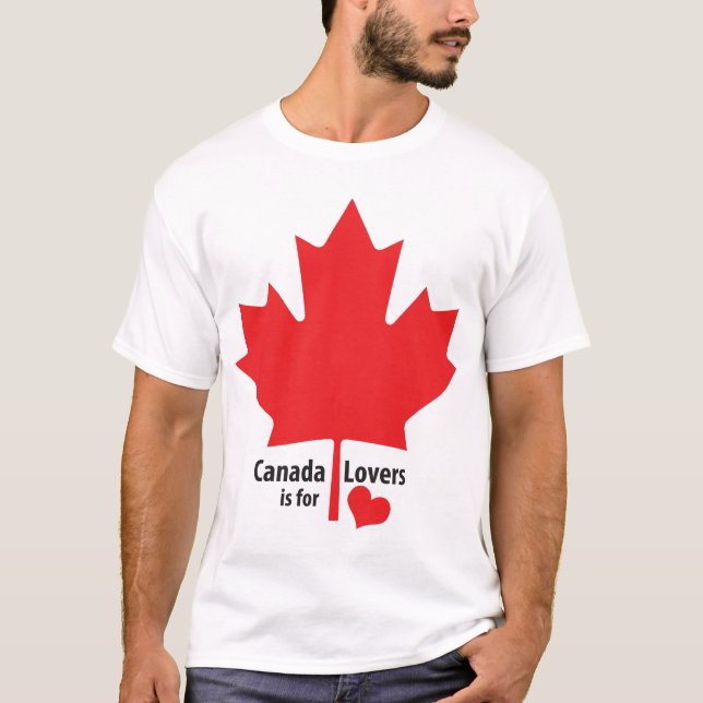 Camiseta Canadá está para la hoja de arce de los amantes (Anverso)