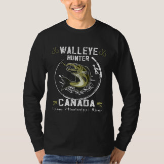 Camiseta Canada fishing walleye fishermen Walleye hunter