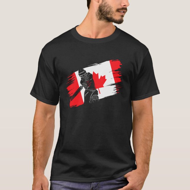 Camiseta Canada Flag Canada Cricket Fan Player Coach Umpire (Anverso)
