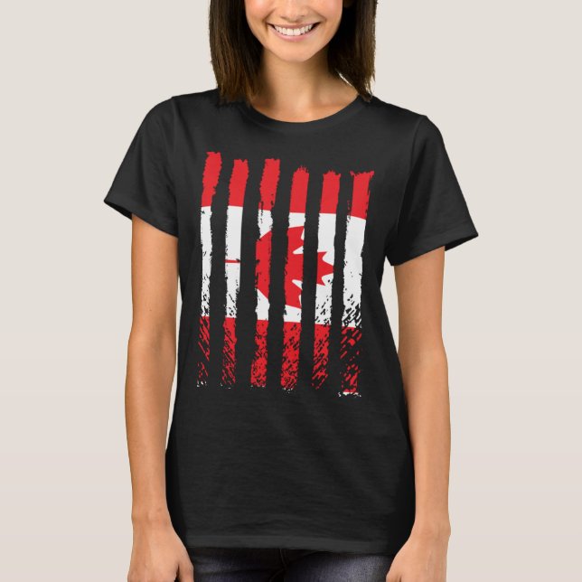 Camiseta Canada flag love proud canadian people maple leaf  (Anverso)