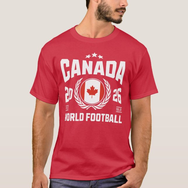 Camiseta Canadá Fútbol 2026 (Anverso)