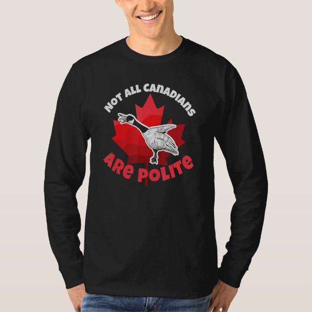 Camiseta Canadá: Goose canadiense (Anverso)