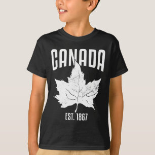 Camiseta Canadá Hockey Este 1867 Bandera Patriótica Mujeres