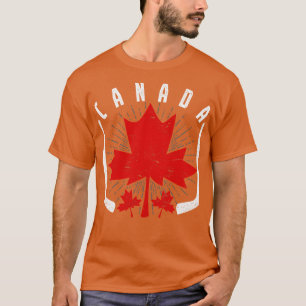Camiseta Canadá: Hockey sobre hielo de hoja de arce