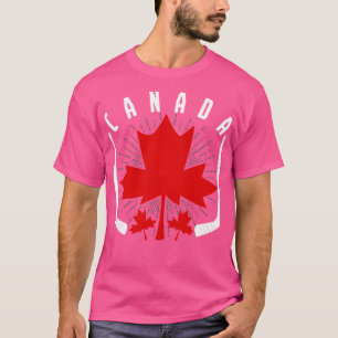 Camiseta Canadá: Hockey sobre hielo Maple Leaf
