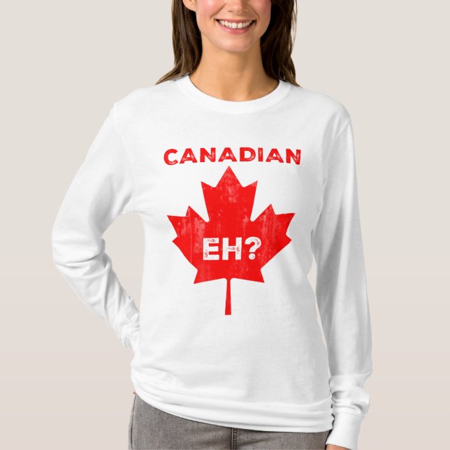 Camiseta ¿Canadá? Hoja de arce (Anverso)