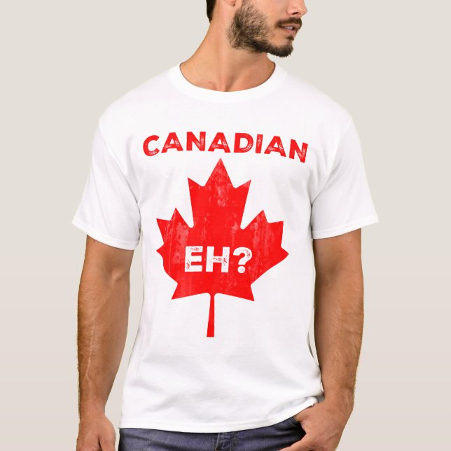 Camiseta ¿Canadá? Hoja de arce (Anverso)