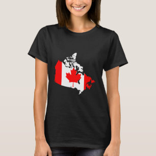 Camiseta Canadá, Hoja de Arce, Canadiense, Amo Canadá