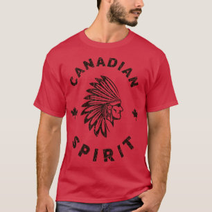 Camiseta Canadá: Innato Indio Americano Canadiense