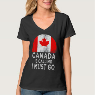 Camiseta Canadá: Llamo que debo irme