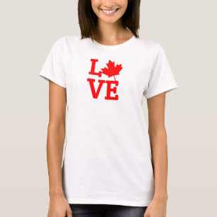 Camiseta Canadá Love Affair, campeón, canadá, canadiense, s