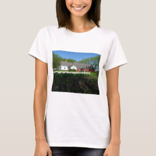 Camiseta Canadá, Manitoba, Grande Pointe. Granero rojo