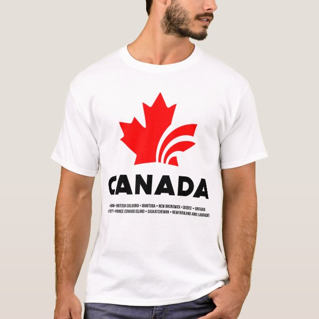 CAMISETA CANADA MAPLE LEAF |  (Anverso)
