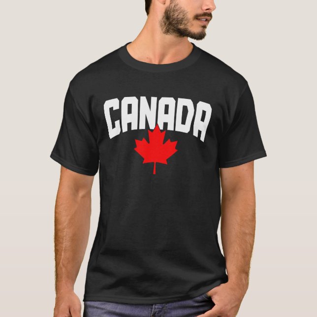 Camiseta Canada Maple Leaf Canadian Flag Pride  1 (Anverso)