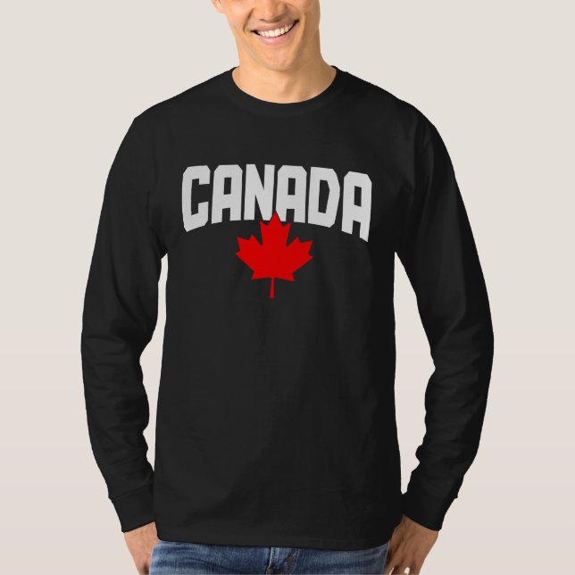 Camiseta Canada Maple Leaf Canadian Flag Pride  1 (Anverso)