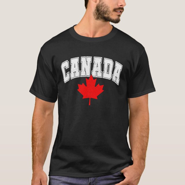 Camiseta Canada Maple Leaf Canadian Flag Pride  6 (Anverso)