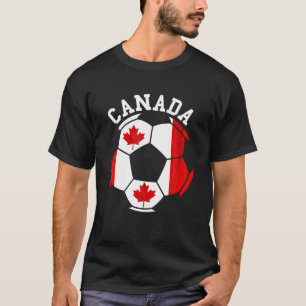 Camiseta Canadá Maple Leaf Canadian Soccer Team Canadian Fl