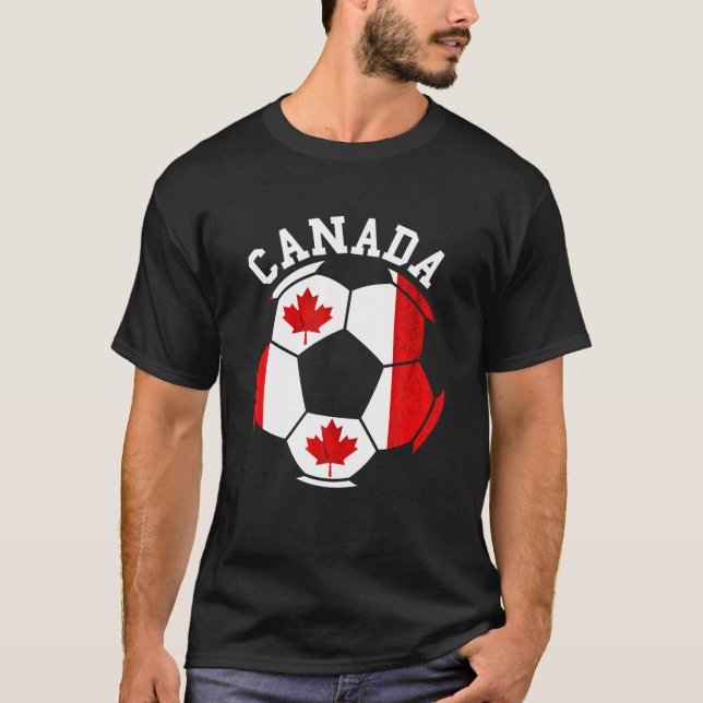 Camiseta Canadá Maple Leaf Canadian Soccer Team Canadian Fl (Anverso)