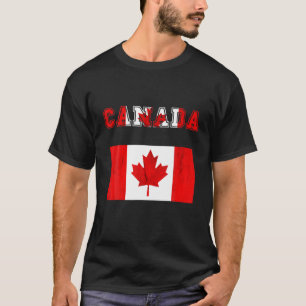 Camiseta Canadá Maple Leaf Orgullo Canadiense Raíces Ca