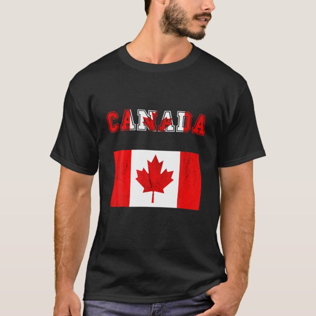 Camiseta Canadá Maple Leaf Orgullo Canadiense Raíces Ca (Anverso)
