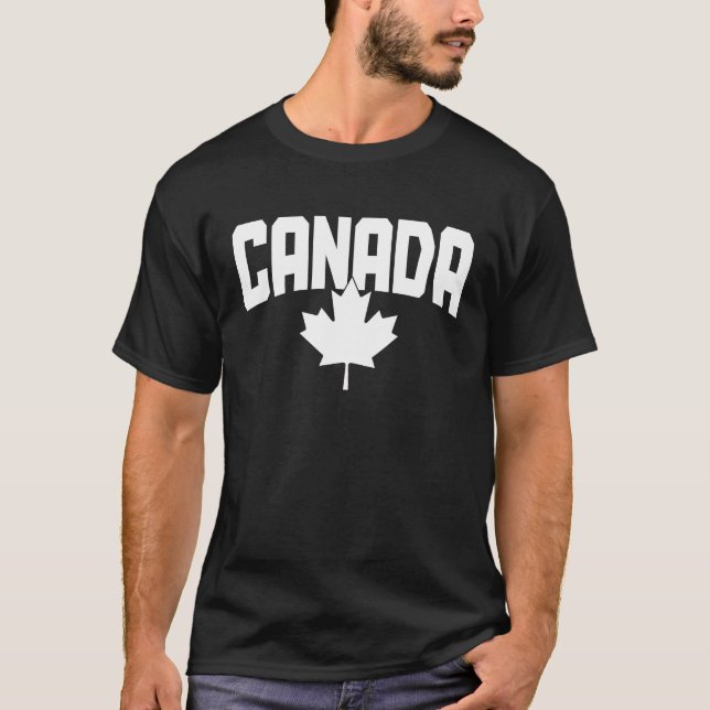 Camiseta Canada Maple Leaf Red Canadian Flag Pride  1 (Anverso)