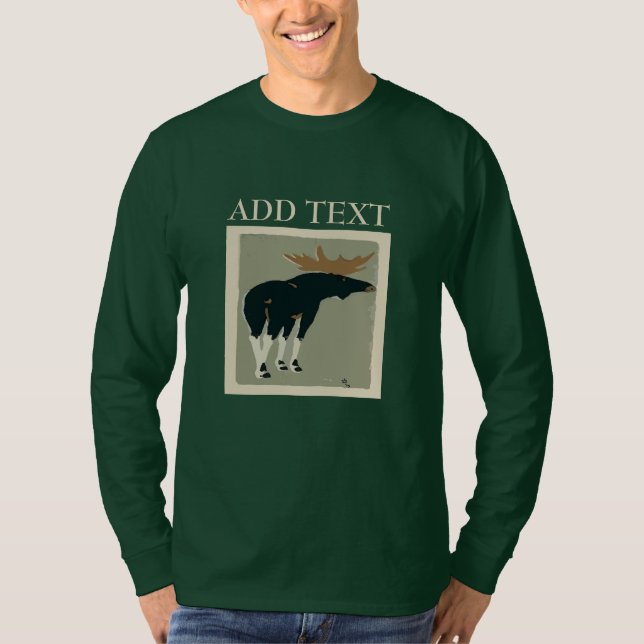 Camiseta Canadá, Moose (Anverso)