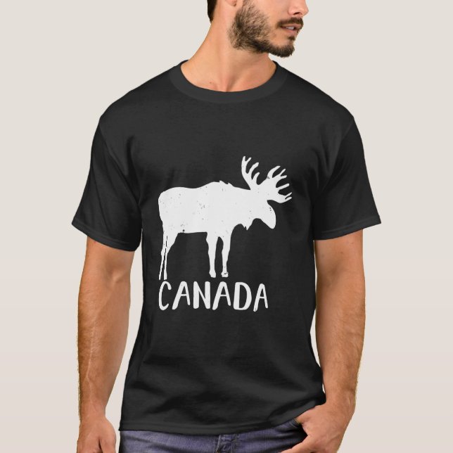 Camiseta Canada Moose Canadian Moose Lover (Anverso)