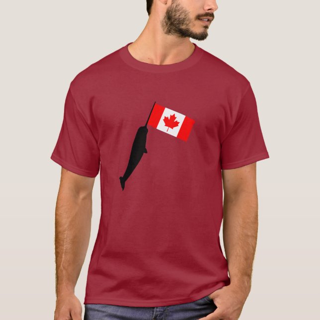 Camiseta Canadá Narwhal (Anverso)