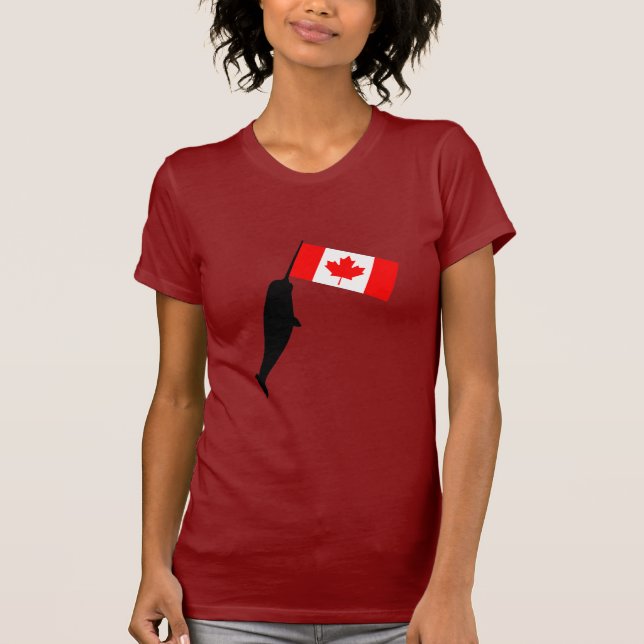 Camiseta Canadá Narwhal (Anverso)