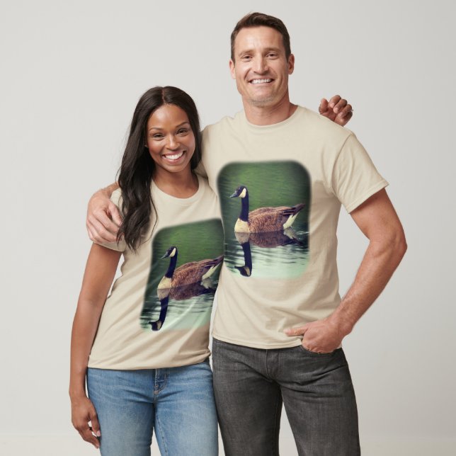 Camiseta Canadá: Naturaleza de las reflexiones de los ganso (Unisexo)