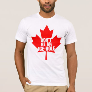 Camiseta Canadá, no es un Hielo-agujero