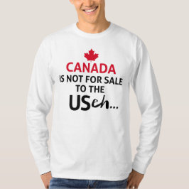 Camiseta CANADÁ no está a favor de EEUU eh Graciosa Liberta