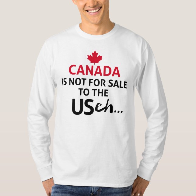 Camiseta CANADÁ no está a favor de EEUU eh Graciosa Liberta (Anverso)