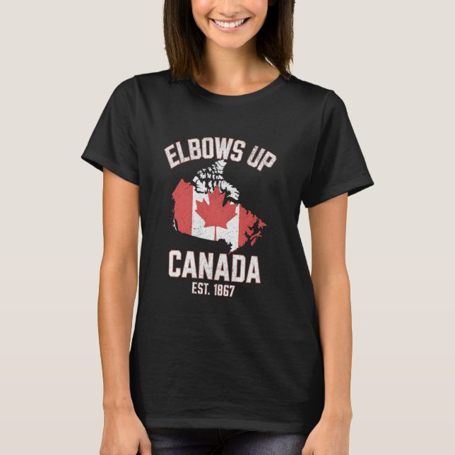 Camiseta Canadá No Está A La Venta De Elbows Hacia Canadá (Anverso)