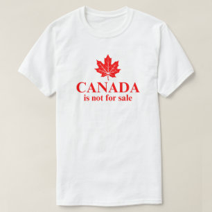 Camiseta Canadá No Está A La Venta De Hojas De Arce Rojas