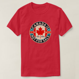 Camiseta Canadá no está a la venta Orgullo Canadiense