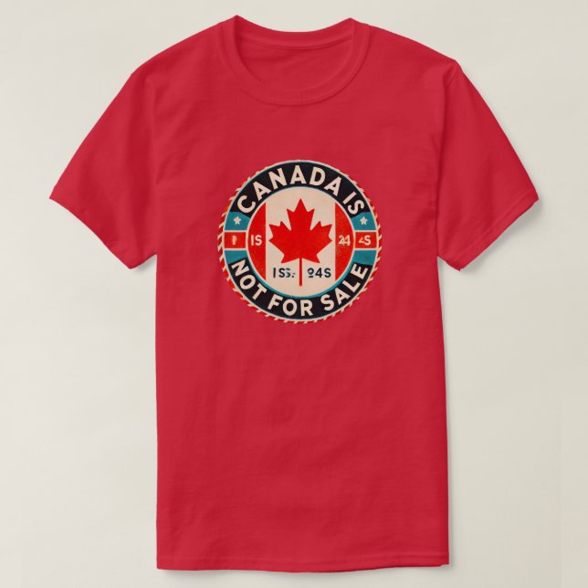 Camiseta Canadá no está a la venta Orgullo Canadiense (Diseño del anverso)