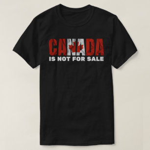 Camiseta CANADÁ NO ESTÁ EN VENTA Bandera de la hoja de arce