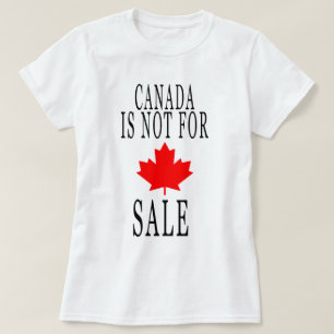 Camiseta Canadá No Está En Venta , Orgulloso De Ser Canadie