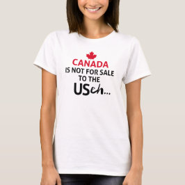 Camiseta CANADÁ no está en venta para EE. UU. eh Divertido 