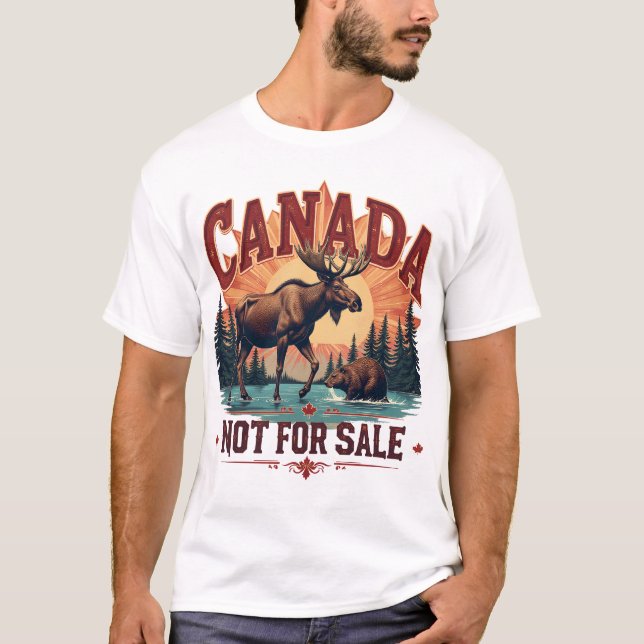 Camiseta Canadá No Se Vende (Anverso)