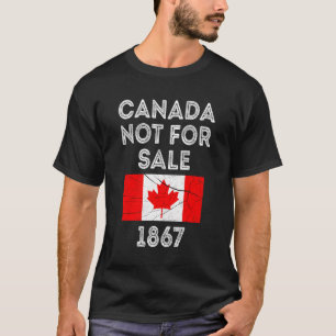 Camiseta Canadá no se vende - Orgulloso y Patriótico