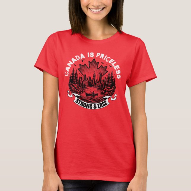 Camiseta Canadá no tiene precio para la venta (Anverso)