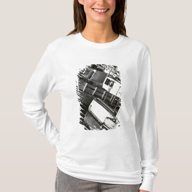 Camiseta Canadá, Nueva Escocia, Digby. Barcos pesqueros (Anverso)