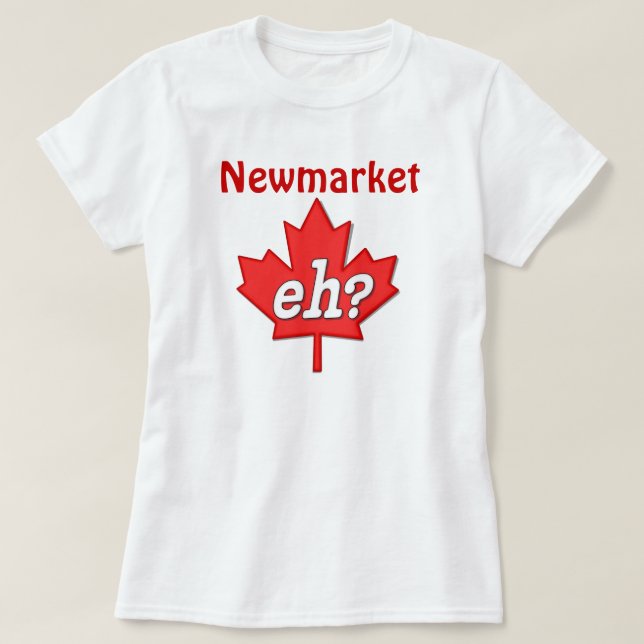 Camiseta ¿Canadá? - Nuevo mercado (Diseño del anverso)