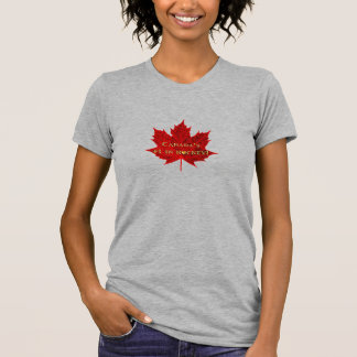 Camiseta Canadá número 1 en letras de hockey-oro/hojas de a